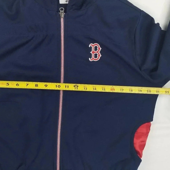 Boston Red Sox Women's Navy Track Jacket Size Med - Picture 6 of 7